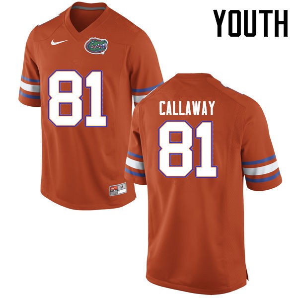 Florida Gators Youth #81 Antonio Callaway College Football Jersey Orange